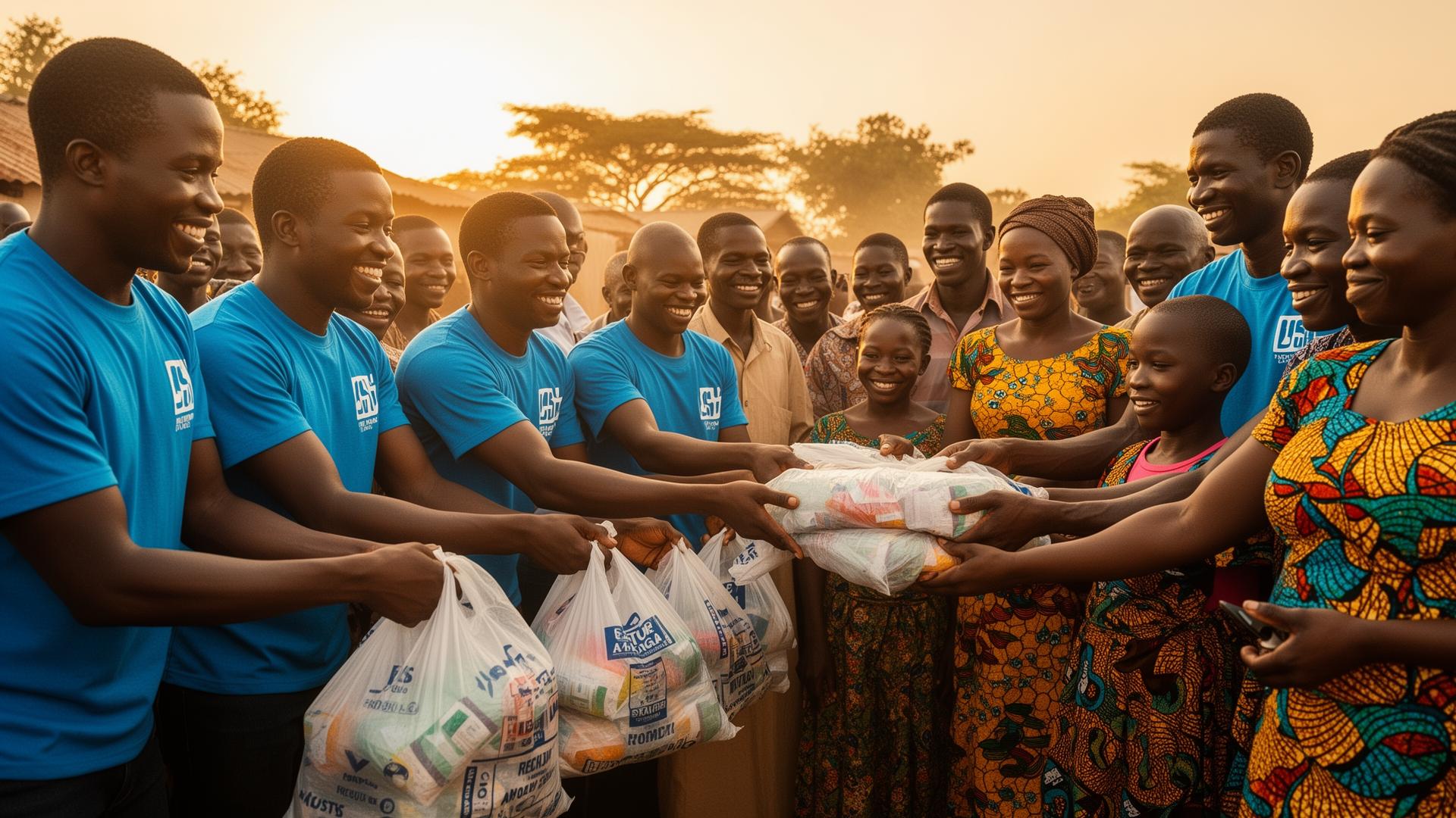 Volunteers giving back to communities in Nigeria